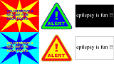 Thumbnail image for publication titled: Detecting and defending against seizure-inducing GIFs in social media